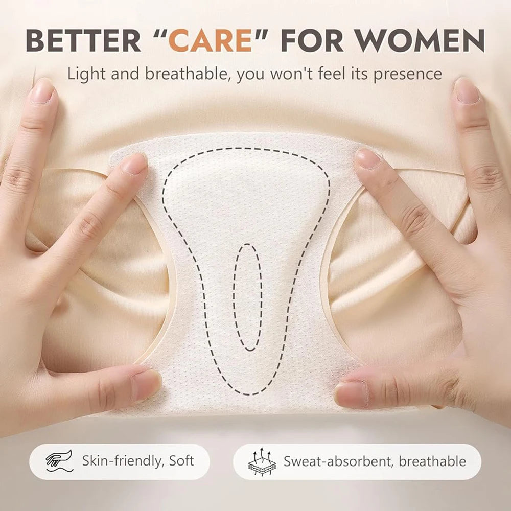 3Pcs Camel Toe Concealer Panties Anti Camel Toe Cover Briefs Cameltoe Prevention Underwear No Show Panties For Leggings.