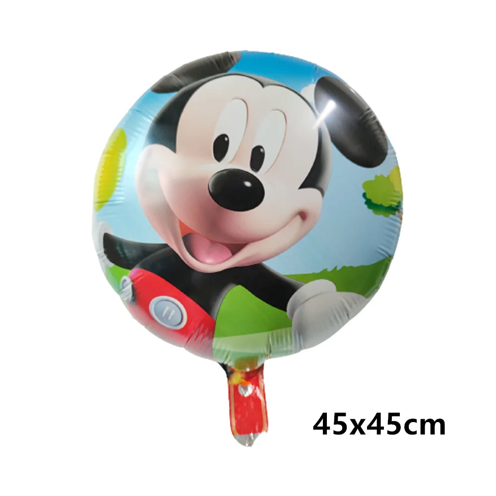 Mickey Minnie Folienballon Mickey Mouse Luftballons Minnie Geburtstag Party Dekor Kinderspielzeug Babyparty Ball Kinder Cartoon Geschenk