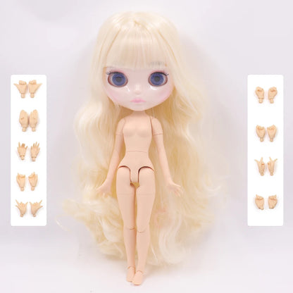 ICY DBS Blyth Doll 1/6 Joint Body 30CM BJD toys Natural shiny face with extra hands AB DIY Fashion Dolls girl gift