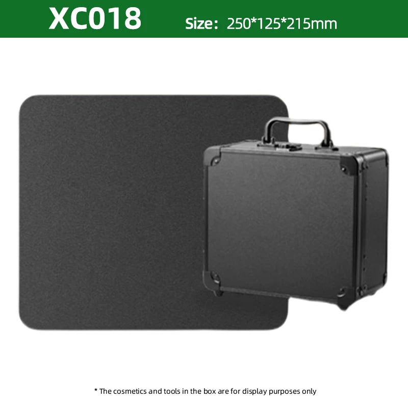 Large Capacity Makeup Case with LED Mirror Multiple Size Options Cosmetic Box LED Mirror Makeup Storage Box for Beauty Salons