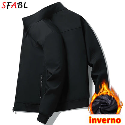 Thicken Lined Men's Winter Jacket Autumn Winter Jackets for Men Parkas Windbreak Thermal Warm Luxury Men's Winter Coat Stand.