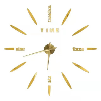 3D Wanduhr Leucht Rahmenlose Wanduhren DIY Digital Clock Wand Aufkleber Stille Uhr für Home Wohnzimmer Büro Wand decor