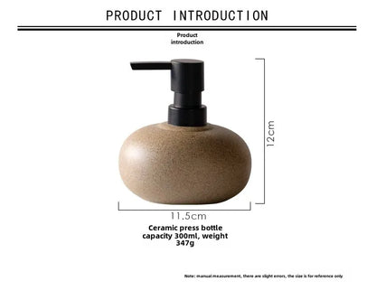 Nordic Keramik Lotion Flasche Squeeze Flasche Bad Seife Spender Shampoo Körper Lotion Conditioner Flasche Bad Zubehör
