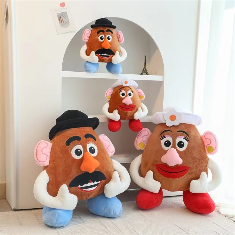 Cute Mr And Mrs Potato Head Plush Toy Lovely Stuffed Toy Story Anime Plushies Sleeping Doll Pillow Blanket Nap Xmas Gifts Girl.