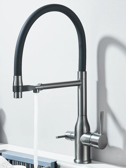 Filtered Kitchen Faucet Purification Tap With Magnetic Sprayer Kitchen Faucet Filtered Water Purification Feature Kitchen Tap