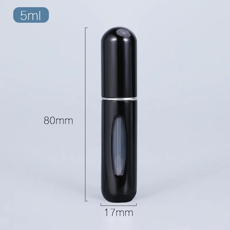 5/8ml Perfume Atomizer Portable Liquid Cosmetics Containers Traveling Mini Alcohol Perfume Refillable Bottles Empty Spray Bottle