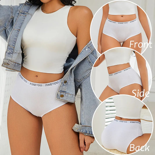 Women's Seamless Cotton Briefs Women Plus Size Panties Solid Color Breathable Underwear Female Low Waist Soft Lingerie S-XXL.
