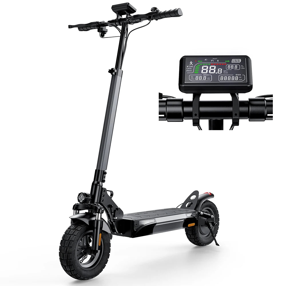 iScooter W9 Electric Scooter For Adults 1000W Motor 54.6V14Ah Battery 10  Inch Off Road Pneumatic Tires Foldable  E-scooter.