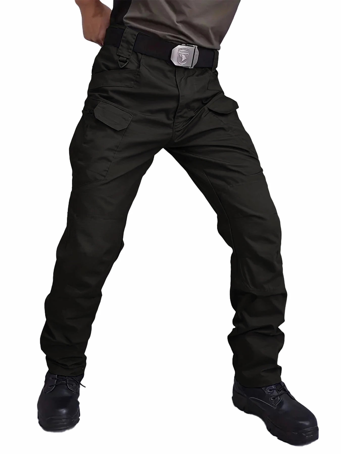 Men's Outdoor Multi Functional Tactical Pants, Multi Pocket Outdoor Hiking Sweatpants, Water-repellent, wear-resistant.