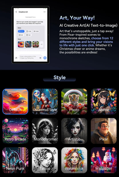 Blackview Mega 8 [No EU Charger] Tablet 11000mAh 13" FHD Display 36GB+512GB 50MP+13MP+0.08MP Android 15 90Hz 2K Dual SIM 4G 1080P