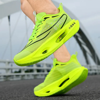 Cushioning Running Shoes 9PRO for Men Carbon Board Sneakers Outdoor Training Sports Lightweight Breathable Shoes Women's 2025.