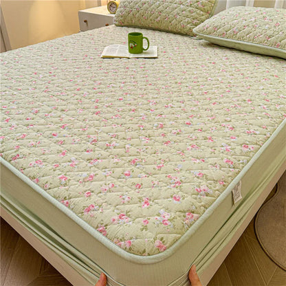 Non-slip Bed Cover Queen/King Size Bedspread Thicken Bed Linen Home Mattress Protector cubre colchón (Pillowcase Need Order)