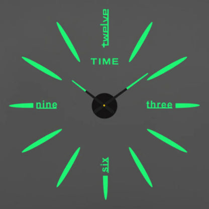 2022 moderne Design Große Wanduhr 3D DIY Quarz Uhren Mode Uhren Acryl Spiegel Aufkleber Wohnzimmer Wohnkultur Horloge