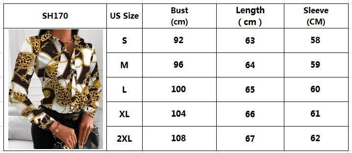 Summer New Women's Long-sleeved Shirt, Single-breasted Printed Shirts Fashion Casual Tops Camisa Female Chemise S-XXL.