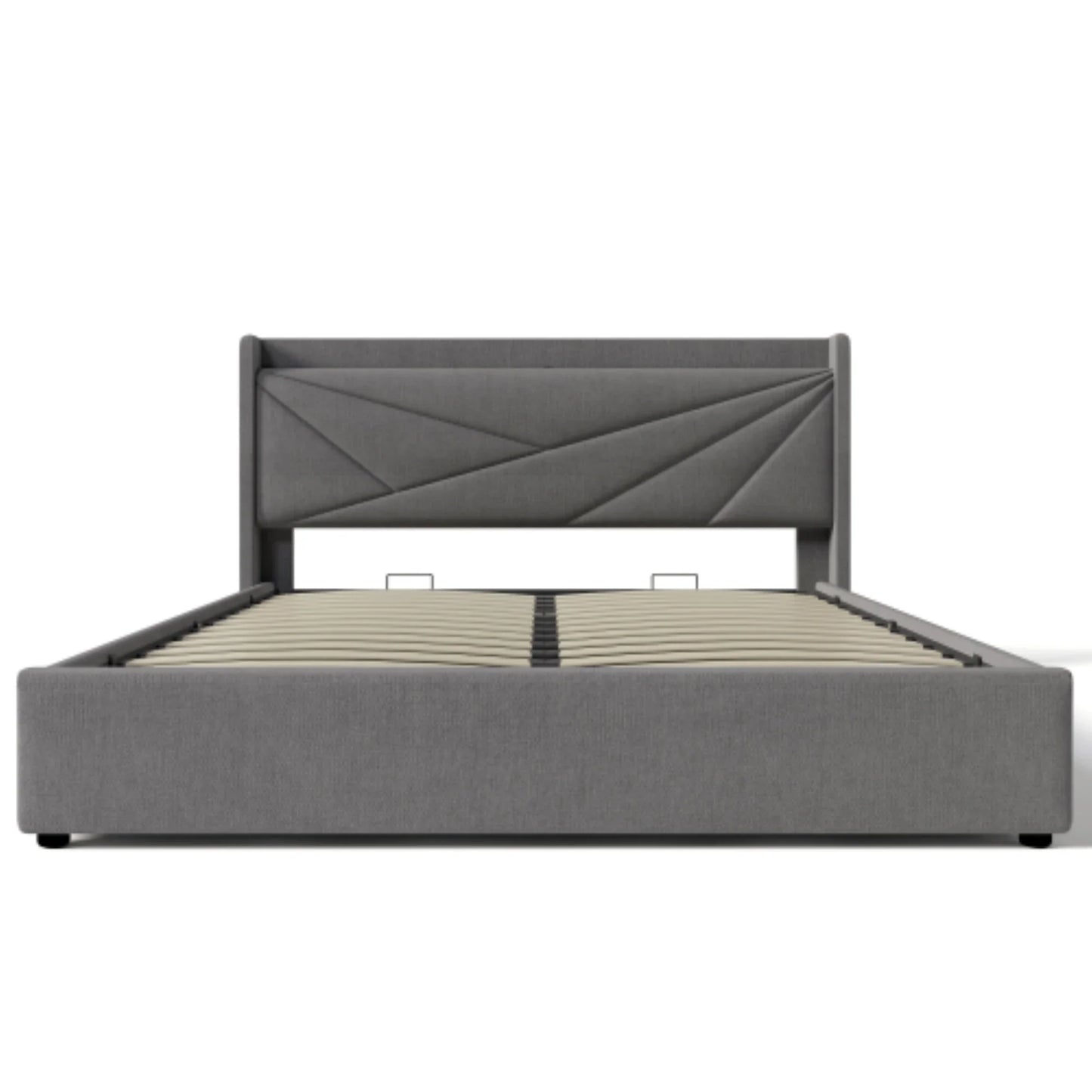 90/140/160/180 * cm Polster bett Doppel-Stauraum box mit USB-Typ-C-Lade kopfteil (Matratze nicht im Lieferumfang enthalten)