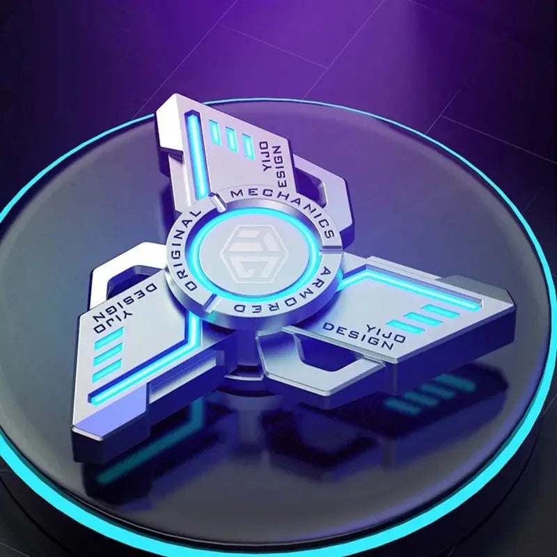 uminous metal EDC fidget spinner stress relief pressure reduction finger toy cool spinner ADHD  aids Creativity gift for boys.