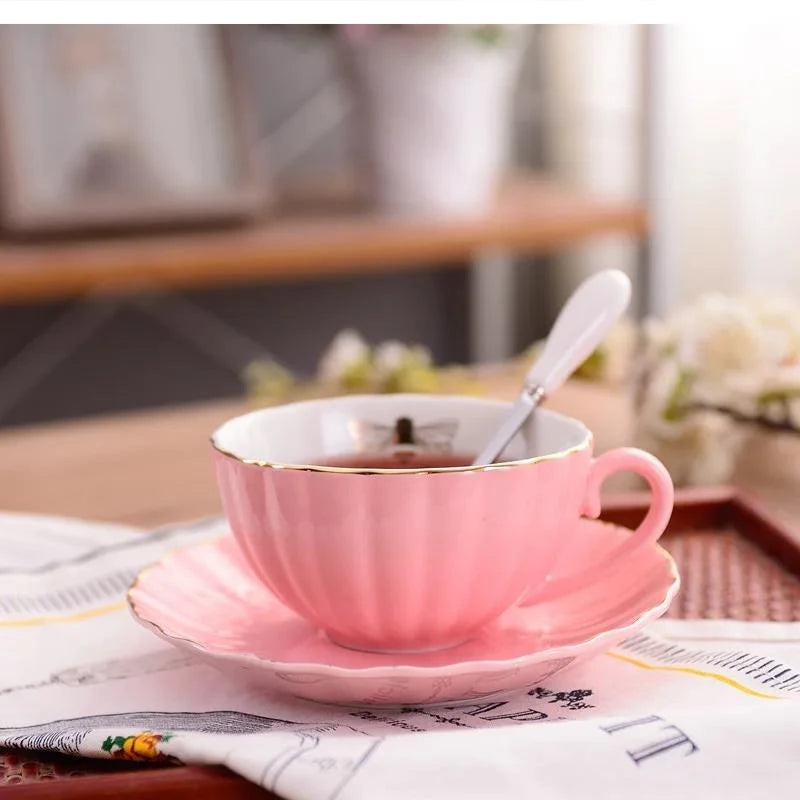 English set ceramic afternoon tea.