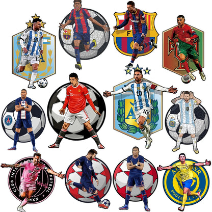 Soccer Player Wooden Puzzle for Football Fan Sports Star Wood Jigsaw Advanced Difficulty A3 A4 Size Puzzles.