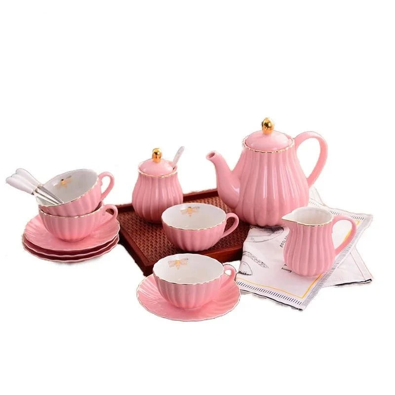 English set ceramic afternoon tea.