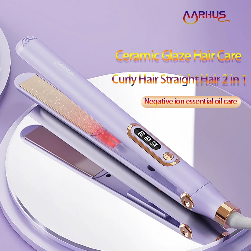 Women's Electric Hairbrush For Xiaomi Straight Hair Curly Hair 2 in 1 Negative Ion Hair Care 10 Seconds Quick Heating Hairbrush.