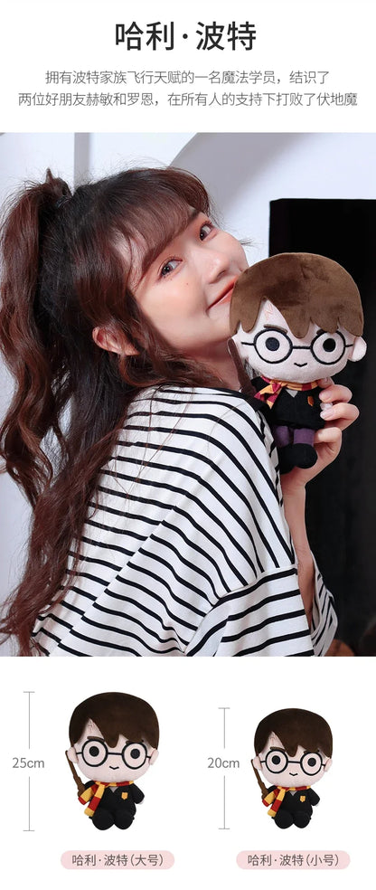 20/25cm Harry Potter Plush Toy Scarf Ron Movie TV Character Doll Soft Filling Stuffed Figure Collectible Gift Set.