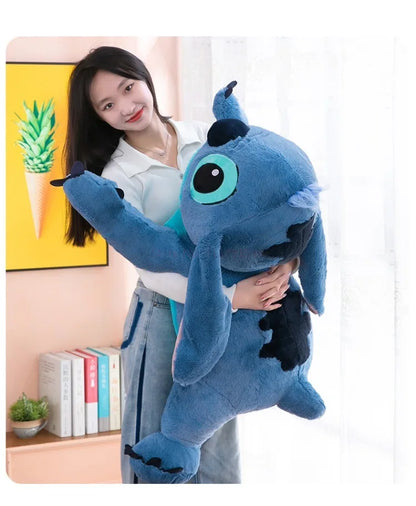 45-80cm Lilo & Stitch Disney Plush Doll Big Stuffed Animals Toys Pillow for Sleep Children Birthday Gift Valentine's Day Present