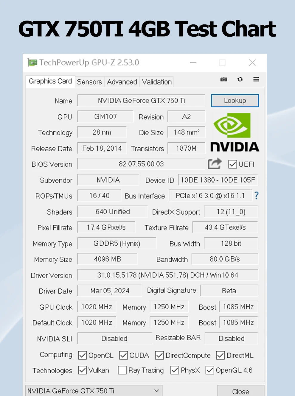 SOYO NVIDIA GPU GTX 750Ti 4G Graphics Card GDDR5 128Bit 28nm PCI-E 3.0 Gaming Video Cards Desktop Computer components NEW.