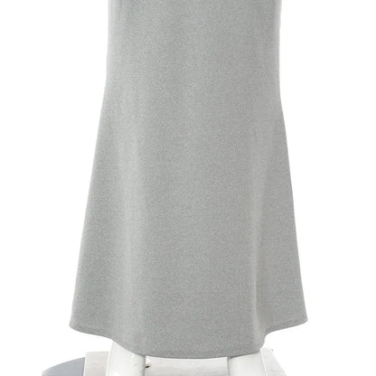 Europa und die Vereinigten Staaten grenz überschreitende Außenhandels frauen einfarbig sexy schlank High Step Slip Kleid.