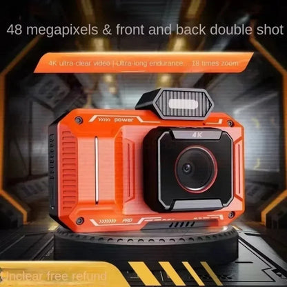 48M HD Digital Cameras 2.8 Inch IPS Screen Instant Photo Camera 18X Zoom Dual Lens Portable Child Camera Photographic Camcorder.