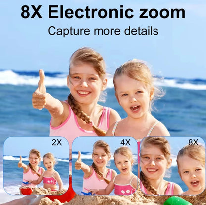 Digital Camera 4K 48MP Photography Camera Video Camcorder Rechargeable Cameras 180° Flip Screen Camcorder For Kid Adult Beginner.