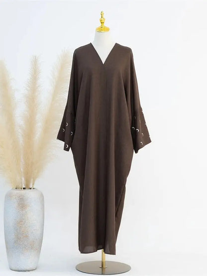 Moon Embroidery Open Abaya 2024 New Luxury Kimono Coat Hijab Muslim Sets for Women Islam Retro Modest Clothing for Party Kebaya