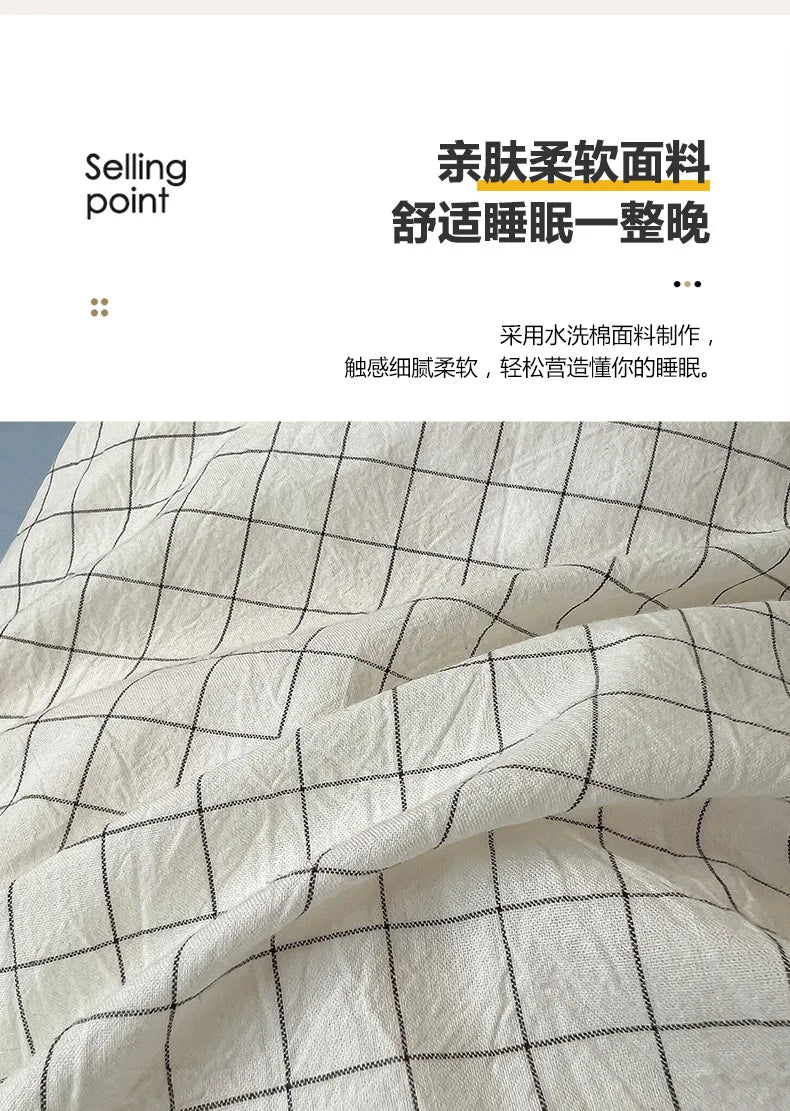 Home Quality Bedding Set Soft Cotton Duvet Cover Pillowcase Flat Sheet 3pcs Set Home Textiles Bedding Adjustable 0.9-1.2m Bed 이불.