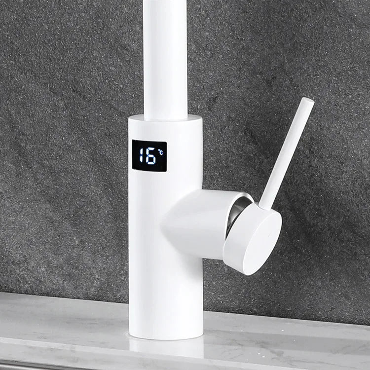 Brushed Gold Digital Kitchen Faucet Shenducs 304 Stainless Steel Hot Cold Kitchen Sink Mixer Tap Sensor Touch on Kitchen Faucet