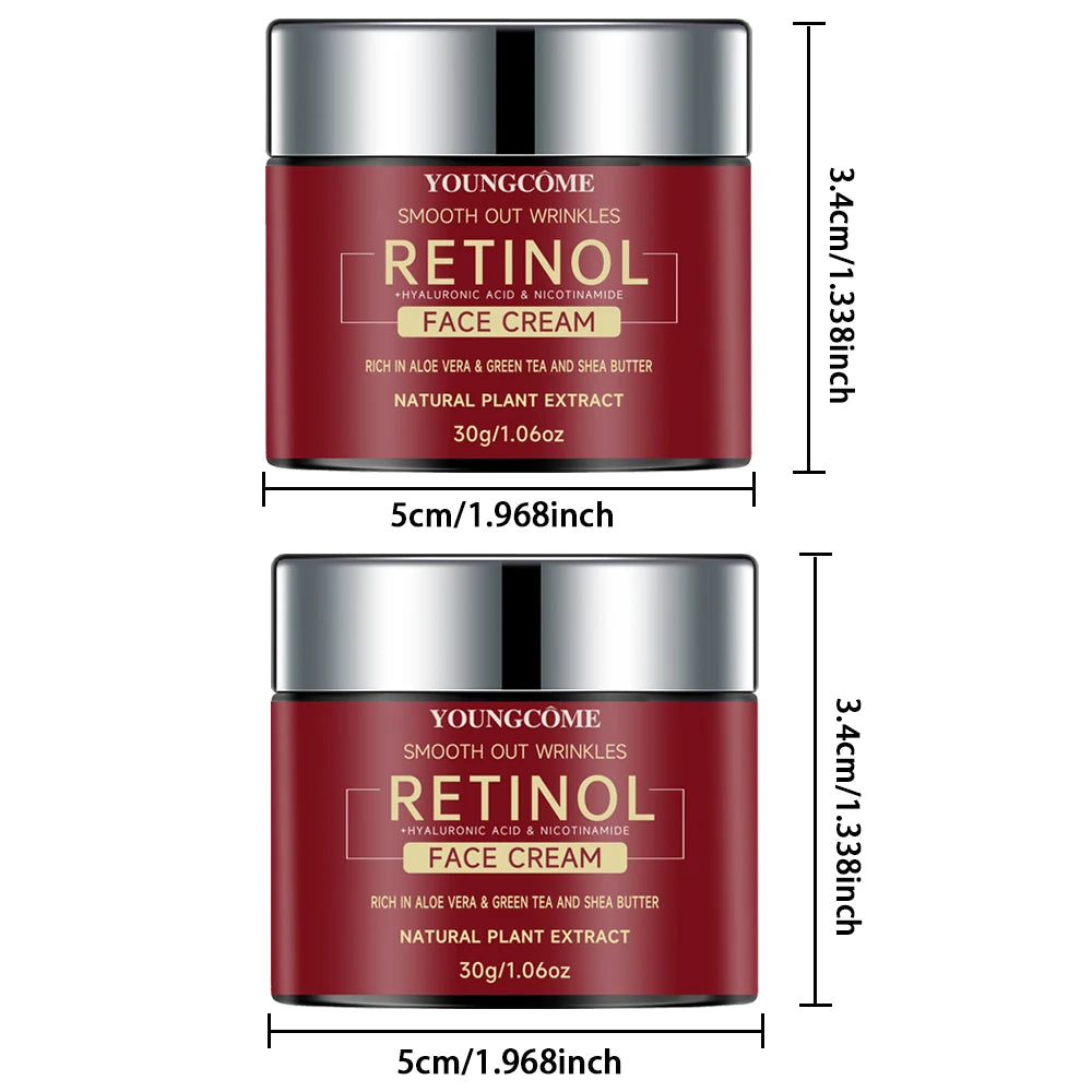Retinol  Lifting Firming Cream Repairing Moisturizing Nourishing Cream Brightening Skin Facial Cream Anti-Aging Face Skin Care.