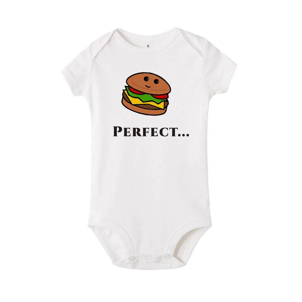 Perfect Together Twin Babykleidung Lustige Zwillings-Outfits Strampler Junge Mädchen Duschgeschenk Sommer Kurzarm-Bodys Bruder/Schwester
