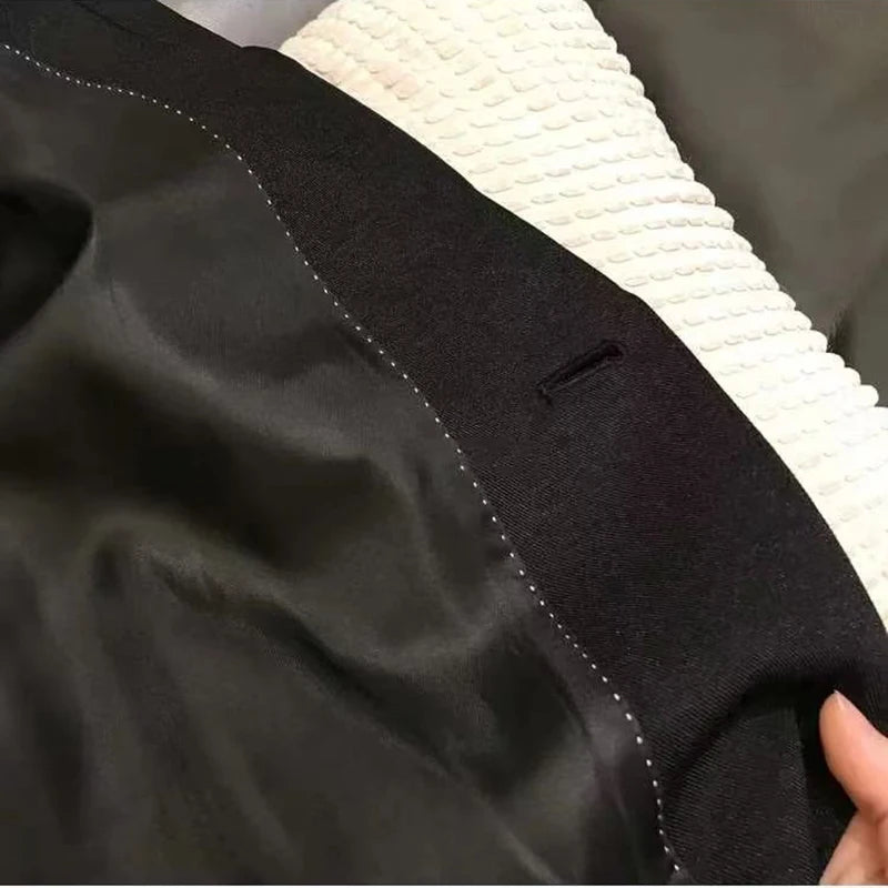 Casual Blazer for Women Korean Elegant Office Ladies Single Breasted Suit Jacket Y2K Autumn Loose Streetwear All Match Outerwear