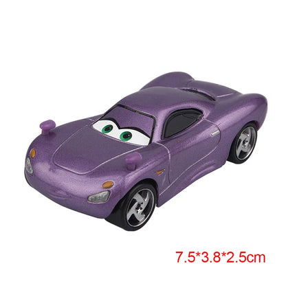 Disney Pixar Cars 2 3 Lightning McQueen Div Fritte Frank Mater Chick Hicks 1:55 Diecast Vehicle Metal Toy Car Kid Birthday Gift
