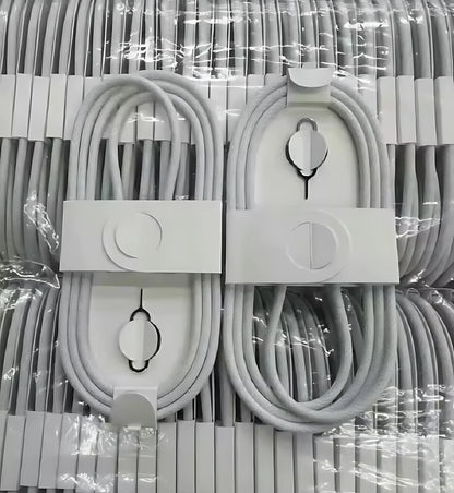 1-50Pcs 60W USB C to Type C Weaving Cable For Apple iPhone 11 12 13 14 15 16 Pro Max Plus Fast Charging Cable Phone Accessories.