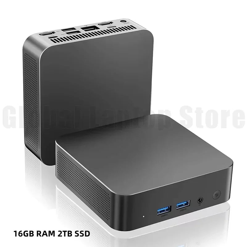 【3-Year-Warranty】2025 Mini PC Intel Core i9 8950HK Gaming Computer Windows 11 16GB DDR4 2TB SSD WiFi 6  Gamer Desktop PC.