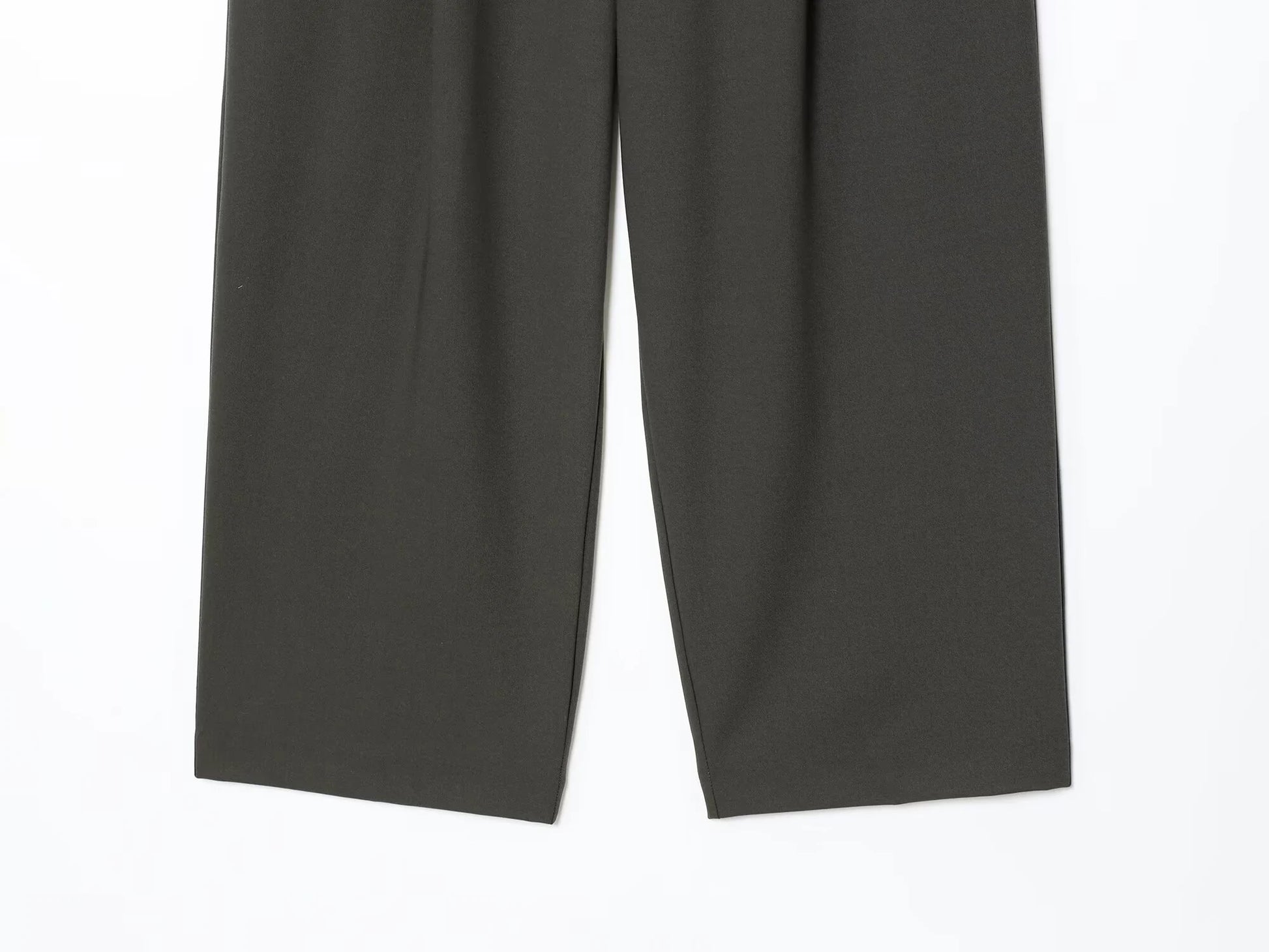 ZERAINS Autumn women's sleeveless V-neck short vest loose fit with waistband pleated high waisted pants set.