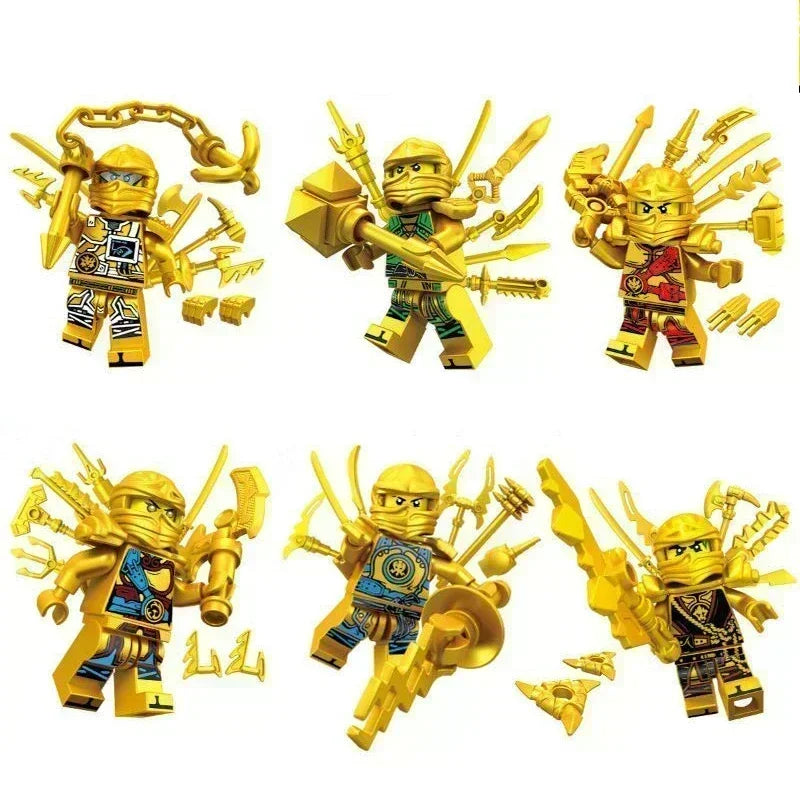 Hot Toys Anime Characters 24 Pieces Ninjago Mini Figure Building Block Toys Mini Doll Doll Figure Blocks Kids Toys Birthday Gift.