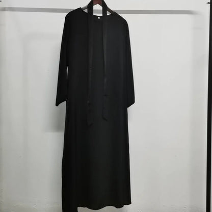 (No Scarf) Ramadan Eid Abaya Damen Dubai Luxury Kebaya Muslim Abayas Women Kaftan Long Dress Islam Dresses Caftan 9 Colors S-2XL