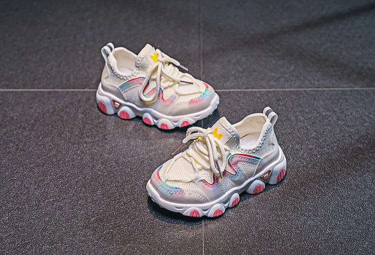 Children's Sports Shoes for Toddlers Boys Girls Little Kids Running Sneakers Air Mesh Breathable Soft Fashion Classic Casual New.