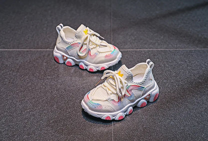 Children's Sports Shoes for Toddlers Boys Girls Little Kids Running Sneakers Air Mesh Breathable Soft Fashion Classic Casual New.