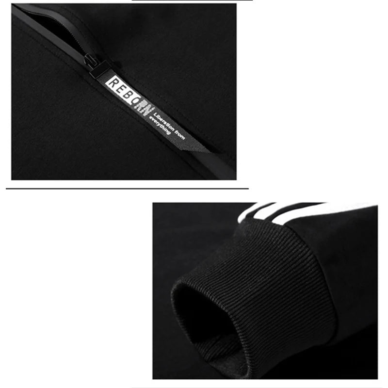 Men's Set Pullover Sweatshirt Hoodies Sweatsuit Long Sleeve High Quality Sports Suit 2024 Outdoors Daily Fashion Casual Clothing.