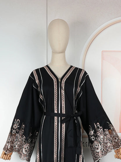 Abayas For Women Dubai Luxury 2025 African Muslim Fashion Dress Caftan Marocain Evening Party Dresses Boubou Robe Djellaba Femme.