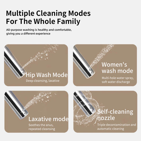 Intelligenter elektronischer Toilettensitzbezug – kabellose Fernbedienung, 3-in-1-Warmsystem, wassersparend – beheizt, trocken, waschen für modernes Badezimmer