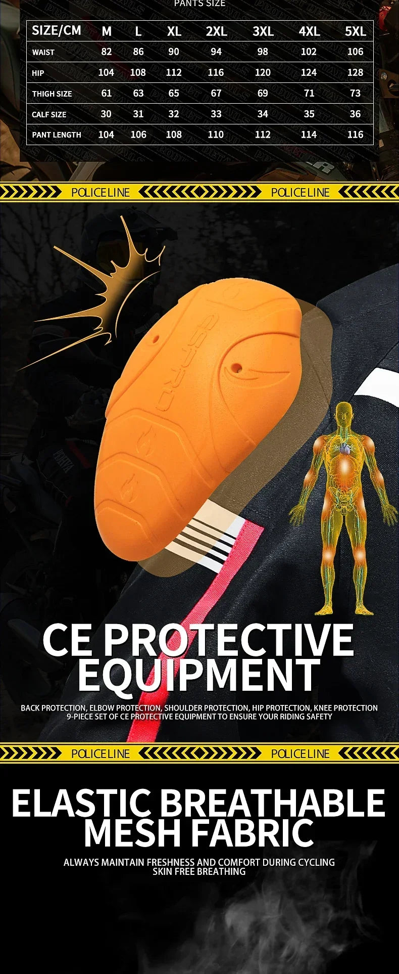 HVA Waterproof Motorcycle Jacket Men's Racing Suit Removable Liner Warm Autumn and Winter Motorcycle Jacket Suit Anti-fall Suit.