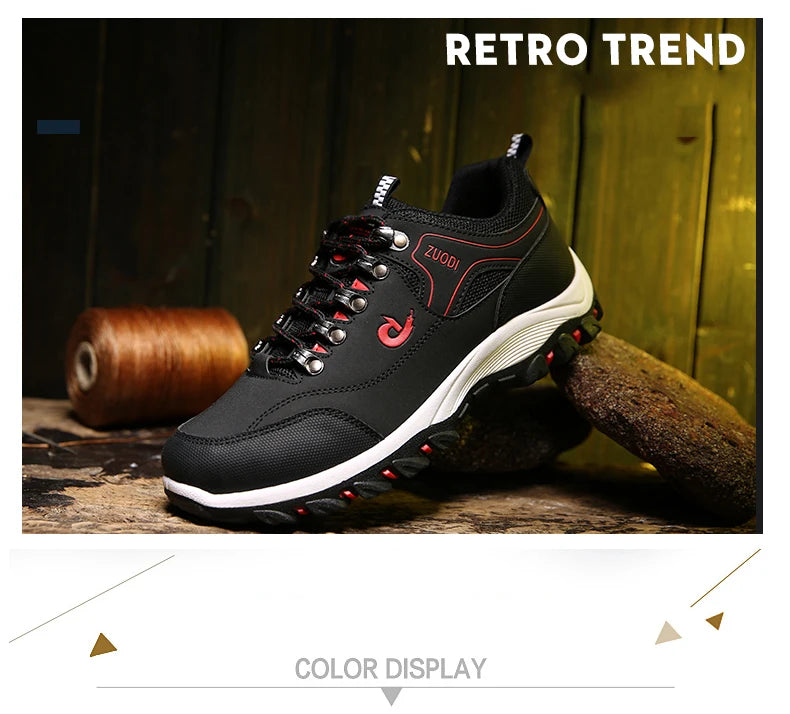 Outdoor Hiking Shoes for Men Camping Running Walking Jogging Sneaker Boots Waterproof AntiI-Slip Sport Shoes Zapatos Hombre.