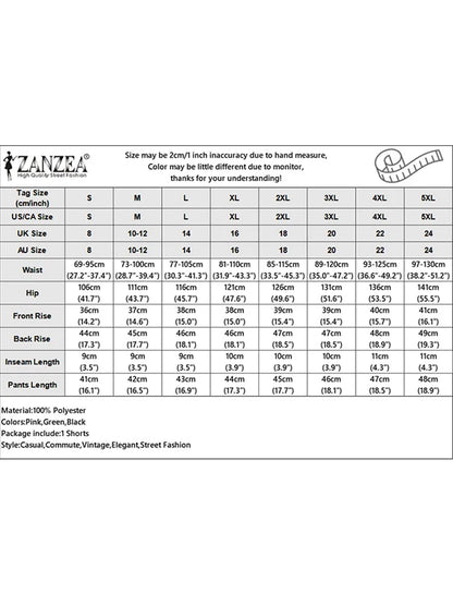 ZANZEA Women Summer Sports Shorts Korean Fashion Culottes 2025 Solid Casual Culotte Pant Elastic High Waist Shorts Streetwear.